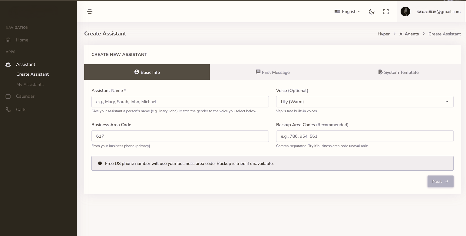 Zerikai AI-powered voice scheduling platform interface showing multi-tenant SaaS architecture with MCP and Django integration